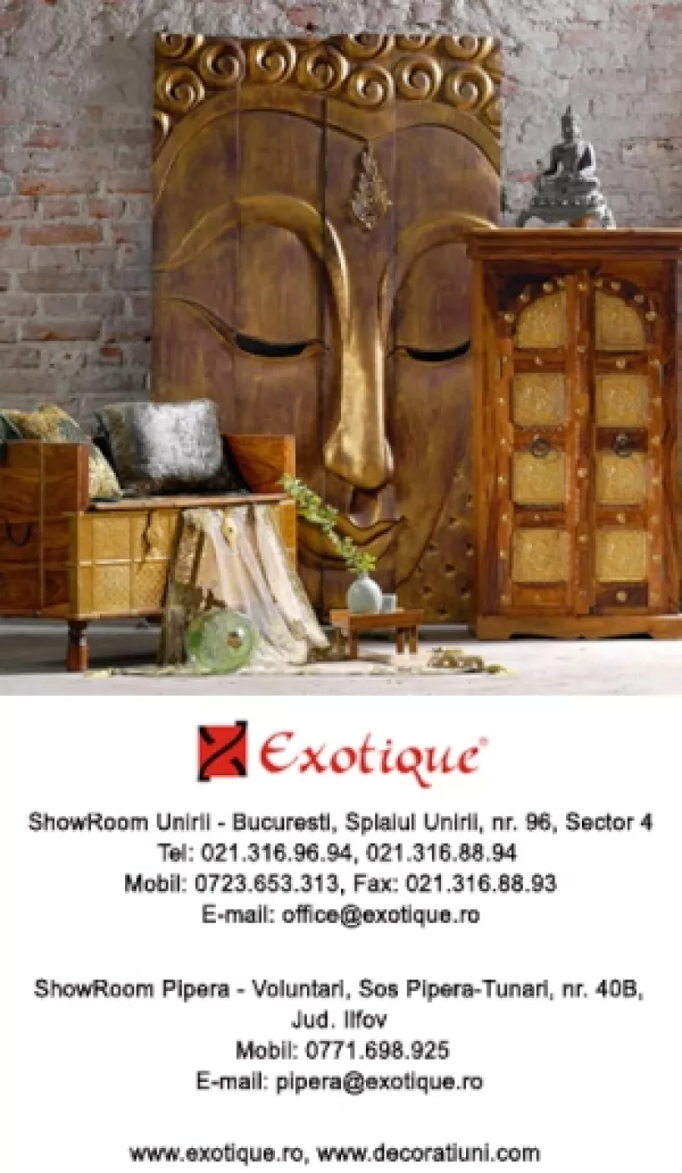 16 tineri designeri au expus publicului creatiile inedite, alaturi de piesele de mobilier marca Exotique Romania