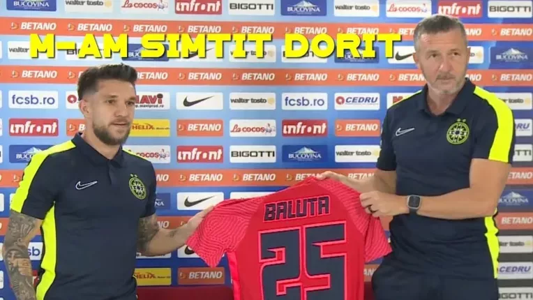 Alex Baluta, prezentat la FCSB! "Sageti" catre Mihai Rotaru: "Lipsa de respect"