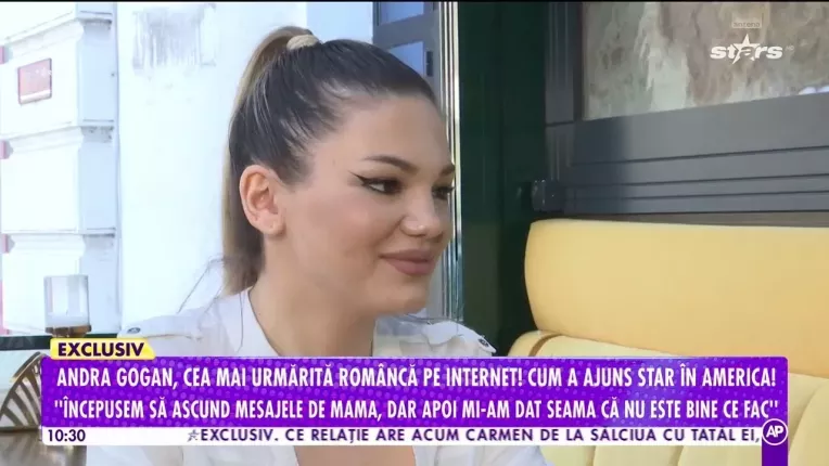 Andra Gogan, cea mai urmarita romanca pe internet! Cum a ajuns sa fie star in SUA