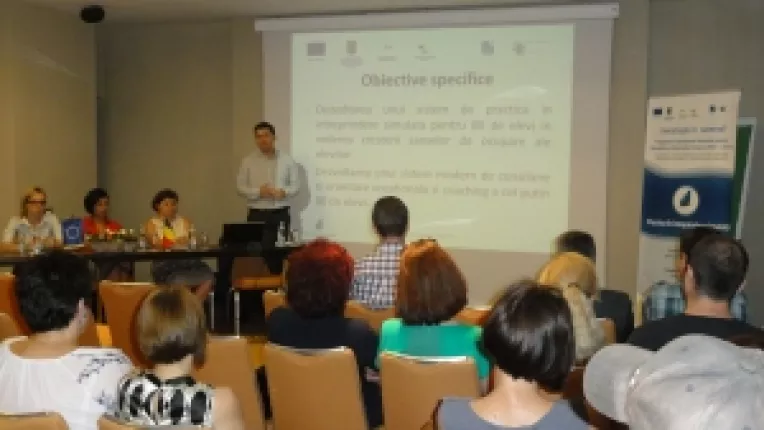 Bucuresti: Conferinta de incheiere a proiectului "Practica in intreprindere simulata"