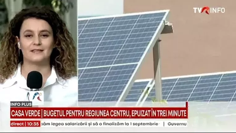 Casa Verde Fotovoltaice. Bugetul pentru regiunea Centru a fost epuizat in trei minute