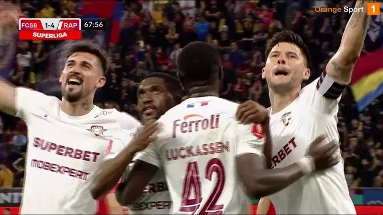 FCSB - Rapid 1-5. Umilinta istorica! FCSB termina sezonul in genunchi
