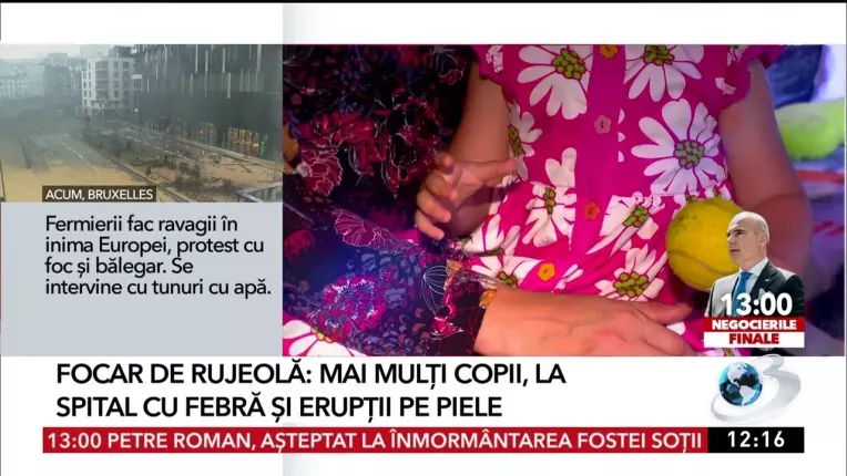 Focar de rujeola intr-un cartier din Nasaud. Mai multi copii au ajuns de urgenta la spital