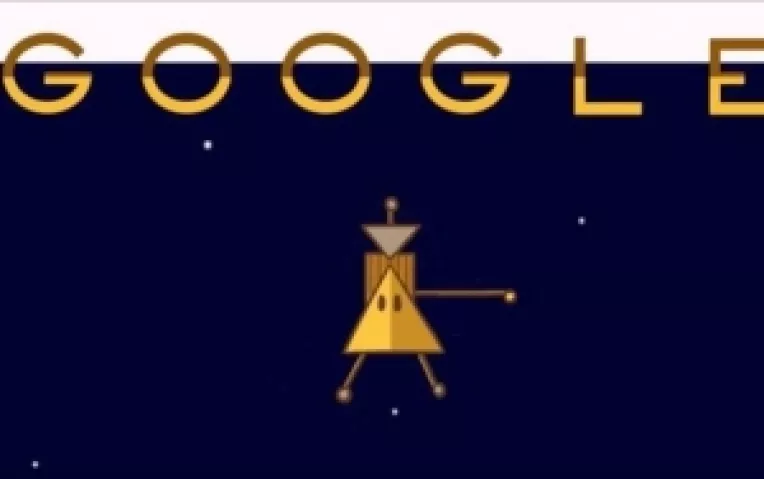 Google a creat un Doodle special pentru sonda spatiala Cassini, care a descoperit viata pe Enceladus