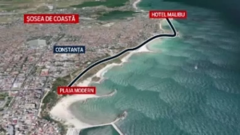 Incep lucrarile la primul tronson al Soselei de Coasta, ce va lega Hotel Malibu din Mamaia de portul turistic Tomis din Constanta