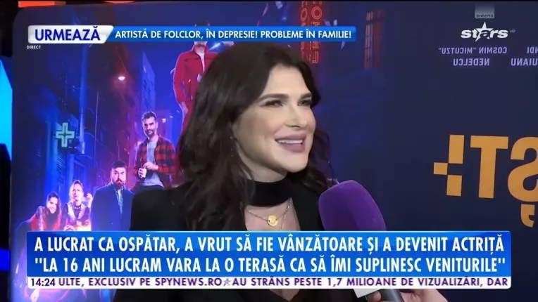 Monica Barladeanu a lucrat ca ospatar, a vrut sa fie vanzatoare, dar a devenit o mare actrita