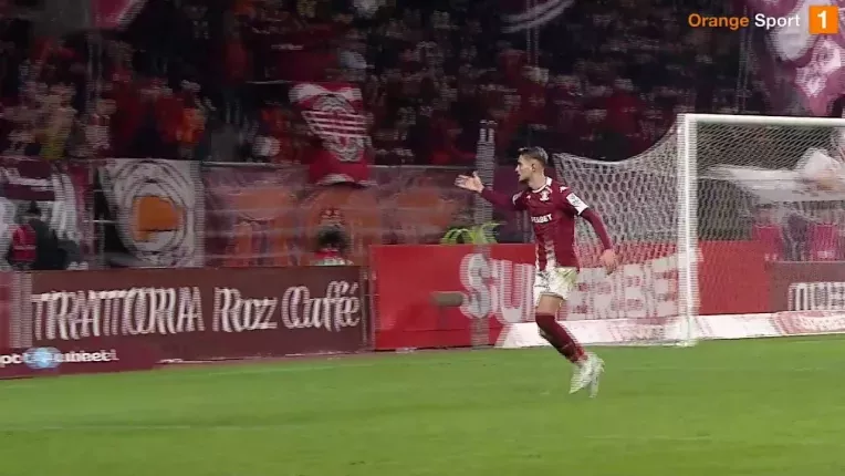 Rapid - UTA 4-1. Dubla Rrahmani, supergol Burmaz, presiune pe FCSB